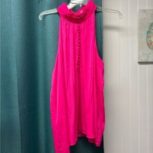 Lilly Pulitzer Sleeveless Top in Bright Pink Size XL
